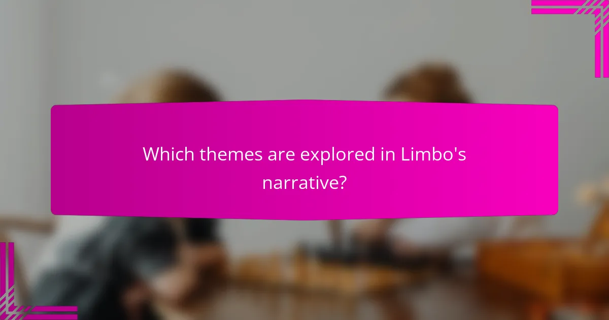 Which themes are explored in Limbo's narrative?